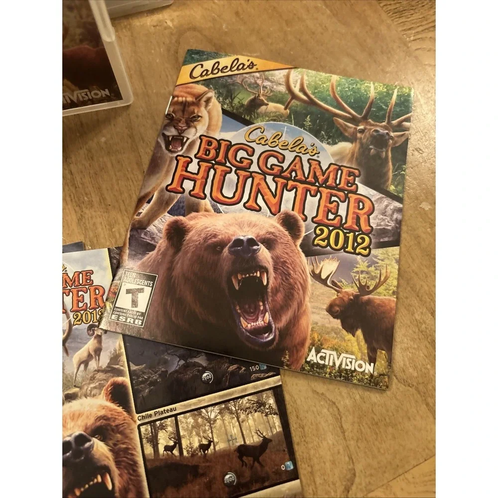 Cabela's Big Game Hunter 2012 (Sony PlayStation 3) PS3 Game CIB Manual
